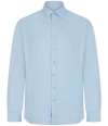 H582 Henbury Long Sleeved Cotton Feel Coolplus® Shirt Light Blue colour image